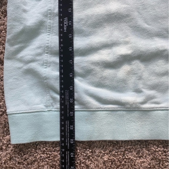 Vineyard Vines Quarter-Zip Pullover Mint Green Size M Flaw Sweatshirt - Picture 13 of 14